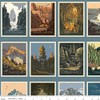 Riley Blake - Panel de postales de parques nacionales con