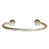 Generic Magnetic Torque Bangle with Ball end, Gold