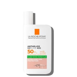 La Roche-Posay Anthelios UVMune 400 Oil Control Fluido FPS50+ Con Color, Protector Solar, 12 Horas de Protección con Efecto Matificante, Control de Exceso de Grasa en la Piel, Acabado Seco, 50 ml