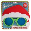 Sun-Staches Santa Hat Sunglasses | Clear Lens Costume Accessory Shades