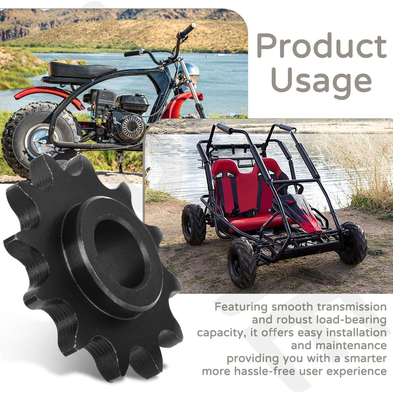 12 Tooth 5/8 Bore C Type Jackshaft Sprocket for 40