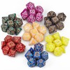 CiaraQ DND Dice Set -7 X 7 Dragon Pattern Polygonal