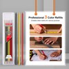 HAUTMEC Solid Carpenter Pencil with 6 Refills, Long Nose Deep