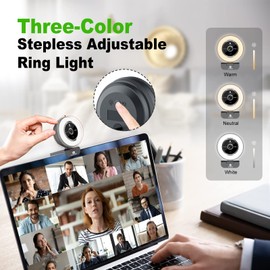 Streaming Webcam with Ring Light