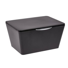 Wenko Brasil Storage Basket / Storage Box with Lid, 15.5 cm x 19 cm x 10 cm