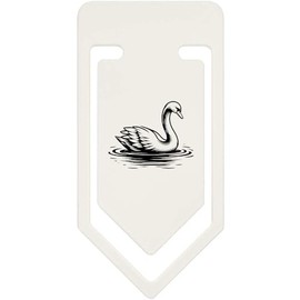 91mm 'Anmutig Schwan' Große Plastik Büroklammer (CC00085730)