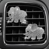 2PCS Elephant Air Vent Clips, Mini Aromatherapy Diffuser Clips Cute