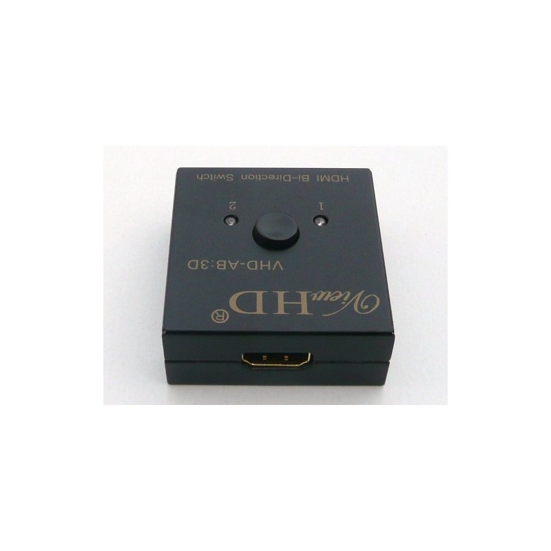 ViewHD HDMI Bi-Directional 2x1 or 1x2 A-B/AB Switch | Model: