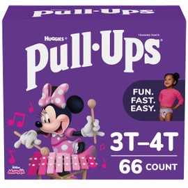 Pull-Ups Learning Designs Training Pants for Girls, 3t-4t, 66 Count