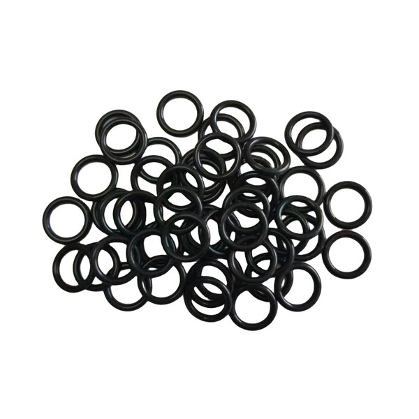 LCYLFH 50Pcs Oil Drain Plug O-Ring Replacement for Harley Davidson (Black)