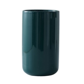 Ceramic Utensil Holder, Black Kitchen Utensil Holder for Countertop, Large Utensil Pot, Modern Cooking Utensil Holder, Kitchen Spatula Holder, Farmhouse Kitchen Decoration for (Green, L)