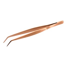 Mercer Culinary Precision Plus Tong Fine Tip Curved 6, Stainless Steel, Rose Gold, 16 x 0.7 x 1.3 cm
