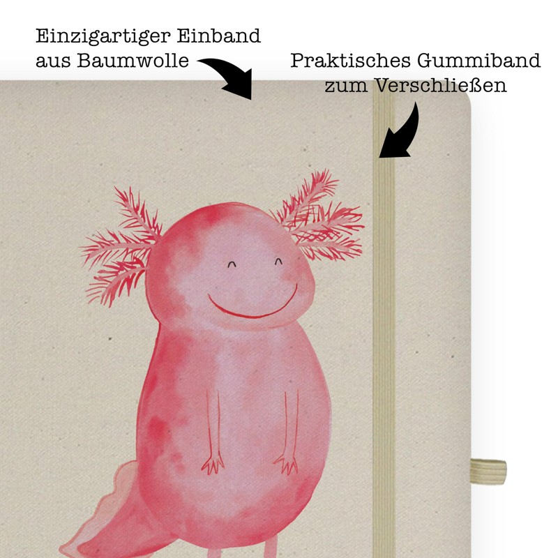 Mr. & Mrs. Panda Variants Notebook Axolotl Happy MT