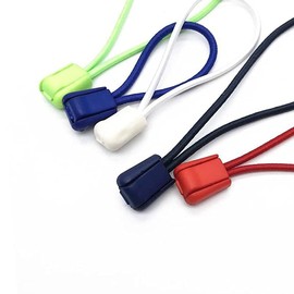 20 Pieces Zipper Pull Cord Ends for Paracord Cord Shoes Molle Backpack DIY Craft Project (Black), 20pcs Black