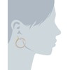 Anne Klein Classics Gold-Tone Wide Hoop Clip-On Earrings