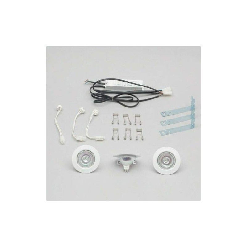 LITECRAFT Recessed Downlights GU5.3 Fixed Spotlight in White - 3