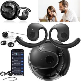 Hy-T26 Pro Language Translator,traductor de idiomas,equipado con aplicación AI,auriculares de traducción en tiempo real,sonido estéreo de alta fidelidad,admite más de 75 idiomas diferentes (negro)