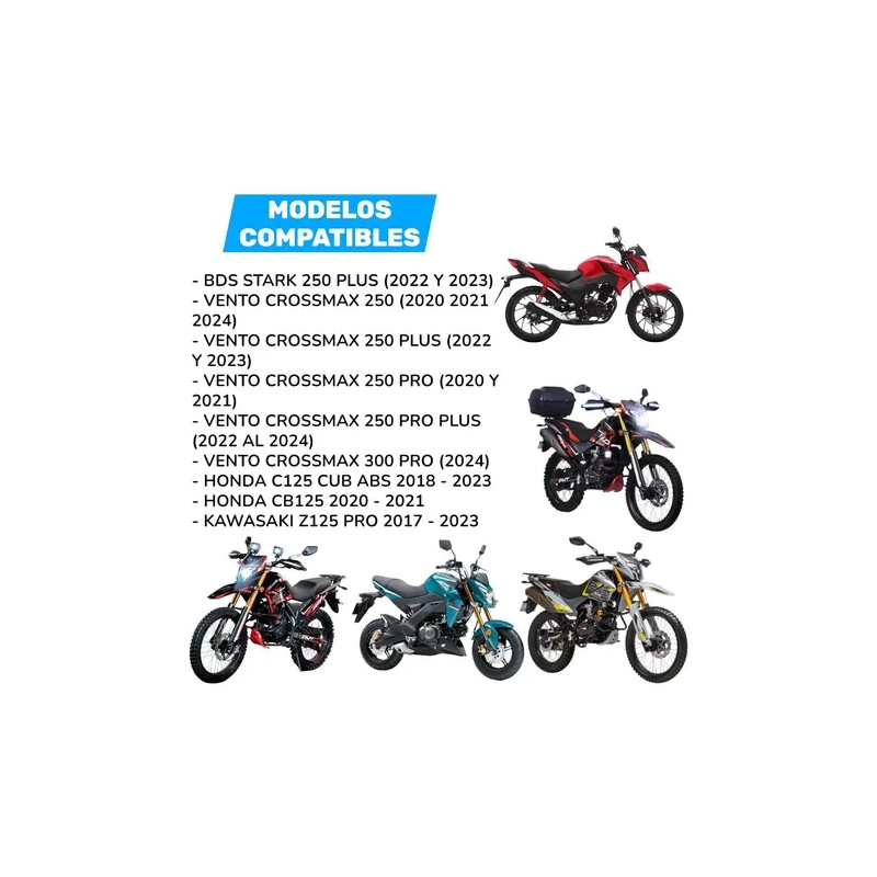 Juego De Balatas Traseras Para Crossmax 250 Fa691 Mtc