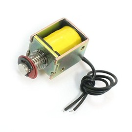 IIVVERR DC12V 1mm 150g 3mm 35g Push Pull Spring Plunger Solenoid Electromagnet (DC12V 1mm 150g 3mm 35g Electromagnetización del solenoide del émbolo del resorte de empuje