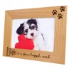 Love is a Four-Legged Word Wood Engraved Pet Picture Frame