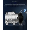 ECCPP AC Compressor 2003-2008 Fit for T-oyota Corolla Matrix 1.8L