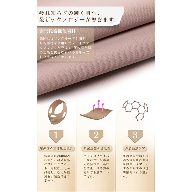 Tsuruwa Small Face Belt, Face Band, Face Line Correction, Eliminates