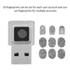 SUNGOOYUE USB Fingerprint Reader, Fast Matching High Sensitivity Zinc Alloy