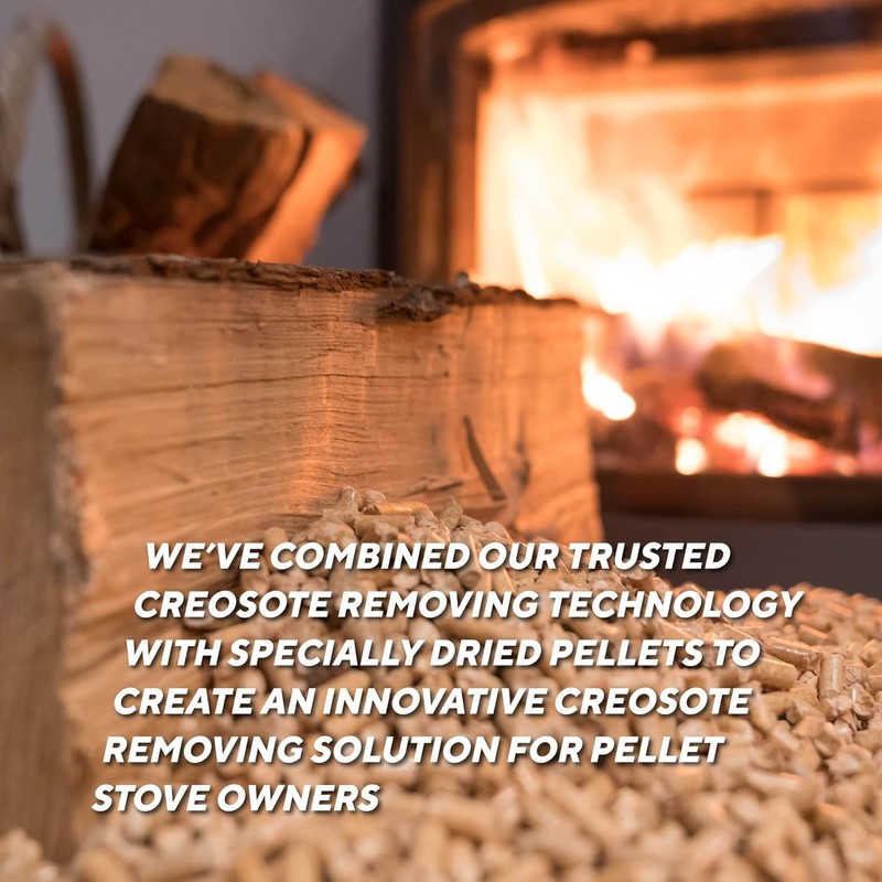 Rutland Products Pellet Stove Creosote Remover, Chimney & Flue Cleaning