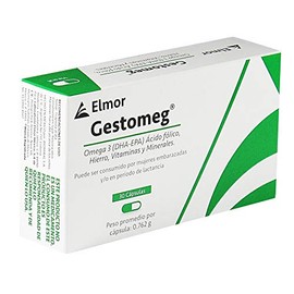 Gestomeg Cápsulas Multivitaminas y Omega 3 Hombre Mujer y Embarazo