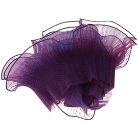 5 Yards Purple Organza Chiffon Ruffle Fabric Trim Ruffles Pleated Organza Trim Tulle Ruffles Lace Border Applique Trimming for Crafts