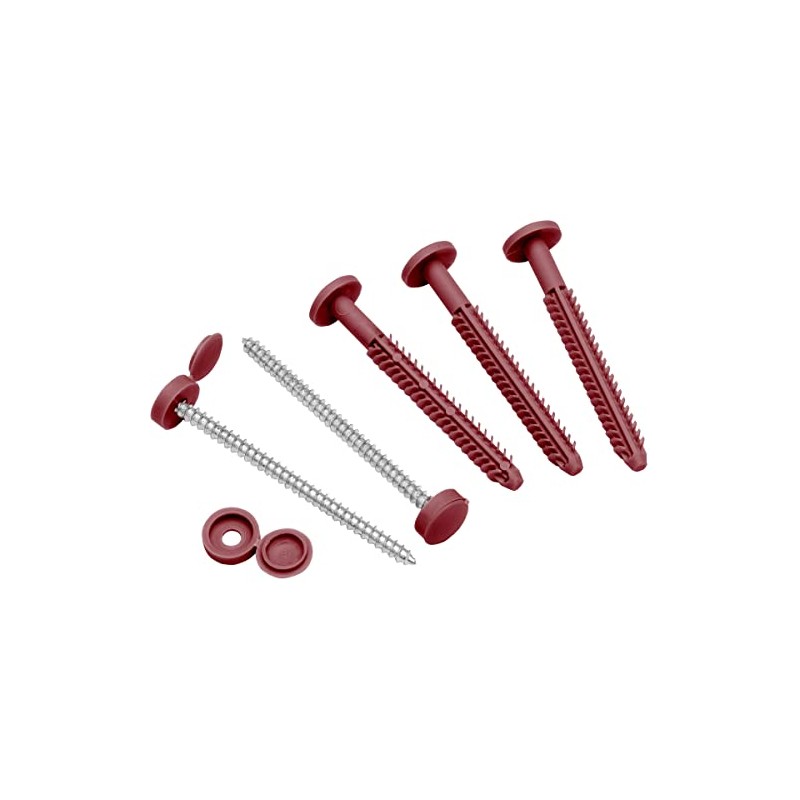 BUILDER'S CHOICE EVL12028CB Shutters, 12" x 28", Cranberry