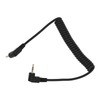Lightning Sync Cable, 2.5mm Male to Male Coiled Cable Camera