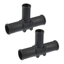 2 Pcs Heater Hose Tee Connector for Toyota Land Cruiser 1992-2007 for Toyota Sequoia 2001-2007 for Toyota Sienna 2004-2007 HVAC Heater Hose Tee 87248-60460 Silicone Pipe