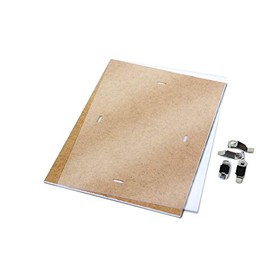 DONAU Frameless Picture Frame 21 x 29.7 cm / Picture Frame Picture Holder Clip Frame Picture Holder / with Clips / Plexiglass / for Living Room Dining Room Kitchen Poster Puzzle Photos