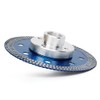 ZERICHIVE 4" Super Thin Diamond Tile Blade with Flange for