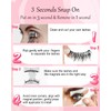 Geecent Upgrade Magnetic Eyelashes with Applicator Reusable Soft Cat Eye