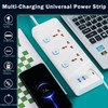 FANLIDE Universal Power Strip with USB C, 3 Outlets 3