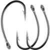 200PCS Carp Fishing Hooks Curve Shank Barbed and Barbless Carp