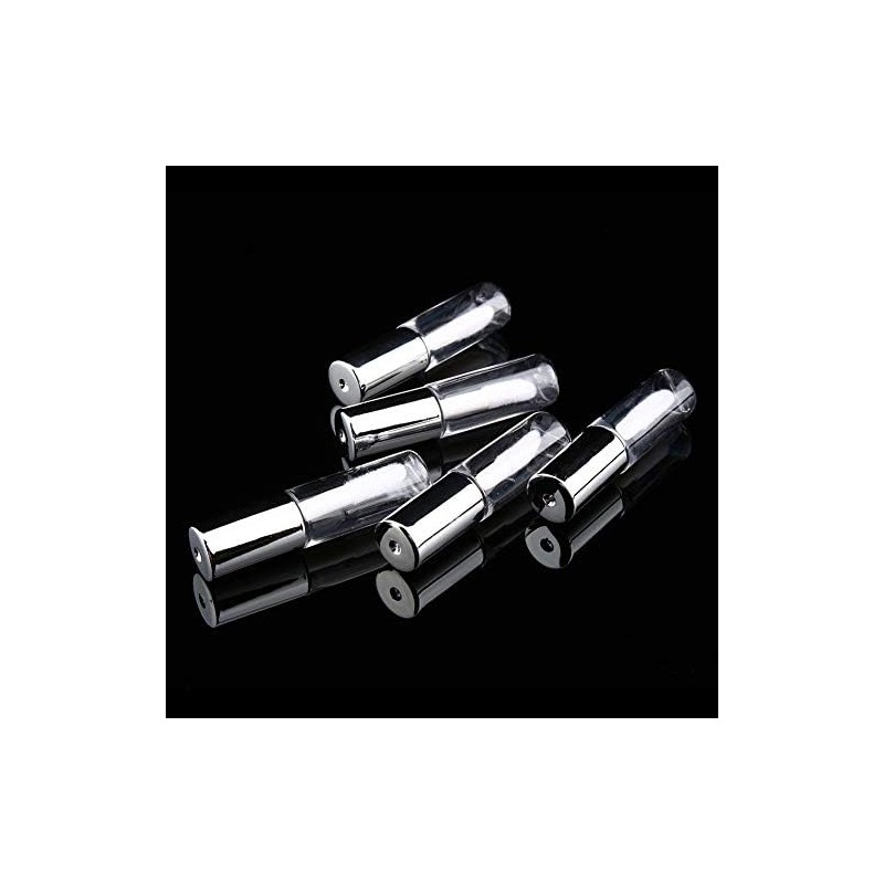 Yosoo 45pcs Plata Transparente 1,2 ml Tubos Vacío de Plástico