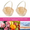 Happyyami 20Pcs Mini Basket Miniature Mini Woven Baskets with Handles