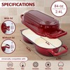 Cast Iron Bread Pan with Lid, Double Dutch Oven for