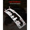 SLUORIMOD Gloss Stainless Steel Shifter Plate for Can-Am Maverick X3
