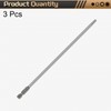 sourcing map 3pcs T25 Torx Head Screwdriver Bit 1/4" Hex