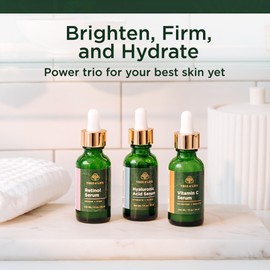 Tree of Life Face Serum Skin Care Set - Vitamin C, Retinol & Hyaluronic Acid for Face - Hydrating Face Oil Suitable for Sensitive Skin - Dermatologist Tested - 1 Fl Oz (Pack of 3)