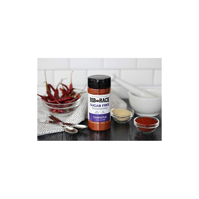 Rib Rack Chipotle Sugar Free Seasoning, 5 oz