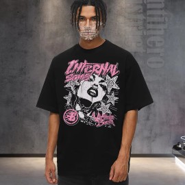Big And Tall Mens Cotton Tee Oversize 5 Colors Comfort Fit 2025 USA WarehouseColor: White, Size: S