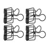50Pcs Hollow Binder Clips Metal Paper Binder Clips for Documents