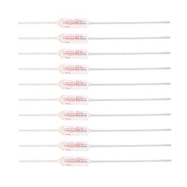 Pack of 10 Temperature Fuse TF 72-250 °C Metal Shell Thermal Fuse Shut-Off 250 VAC 10 A (133 ℃)