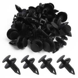 30pcs 8 mm Mounting Clips Car Universal Expansion Rivets Plastic Rivets Clips Car Hole Motorcycle Rivet Trim Push Type Clips Retaining Clips Replacement Parts for Most Car Models