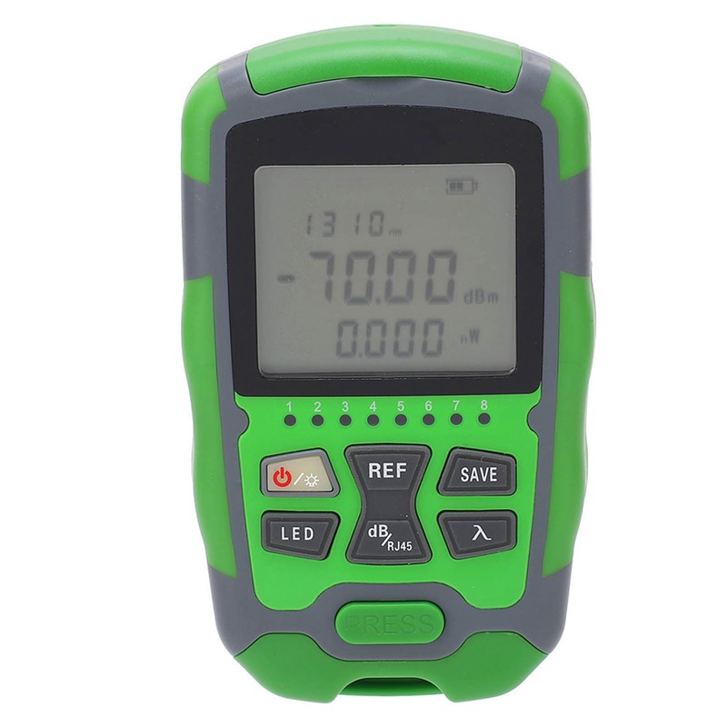 Optical Fiber Power Meter ‑70~+10dbm Digital Display Optic Cable Tester